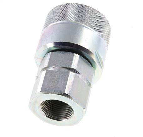 Stalen DN 25 Hydraulische Koppeling Insteeknippel G 3/4 inch Binnendraad D M48 x 3