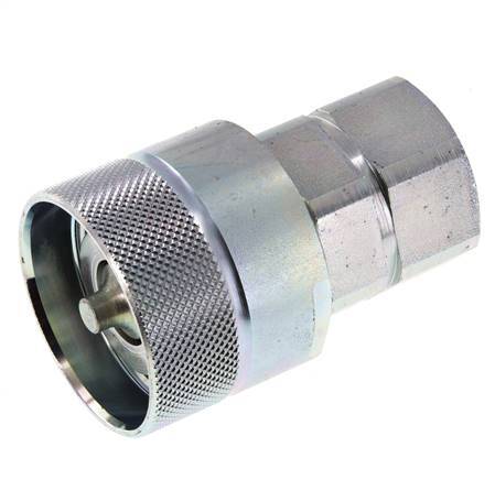 Stalen DN 25 Hydraulische Koppeling Insteeknippel G 1 inch Binnendraad D M48 x 3
