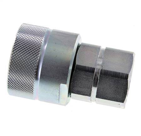 Steel DN 25 Hydraulic Coupling Plug G 1 inch Female Threads D M48 x 3