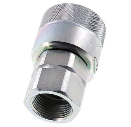 Stalen DN 25 Hydraulische Koppeling Insteeknippel G 1 inch Binnendraad D M48 x 3