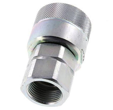 Stalen DN 25 Hydraulische Koppeling Insteeknippel G 1 inch Binnendraad D M48 x 3