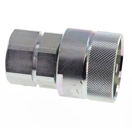 Stalen DN 25 Hydraulische Koppeling Insteeknippel G 1 inch Binnendraad D M48 x 3