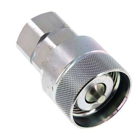 Stalen DN 25 Hydraulische Koppeling Insteeknippel G 1 inch Binnendraad D M48 x 3