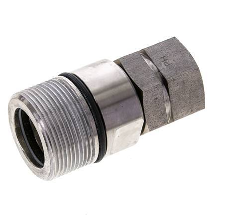 Stainless Steel DN 20 Hydraulic Coupling Socket G 3/4 inch Female Threads ISO 14541 D M42 x 2