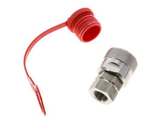 RVS DN 12.5 Hydraulische Koppeling Insteeknippel G 1/2 inch Binnendraad ISO 14541 D M36 x 2