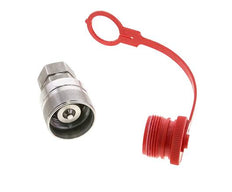 RVS DN 12.5 Hydraulische Koppeling Insteeknippel G 1/2 inch Binnendraad ISO 14541 D M36 x 2