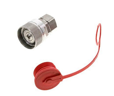 RVS DN 25 Hydraulische Koppeling Insteeknippel G 1 inch Binnendraad D M48 x 3