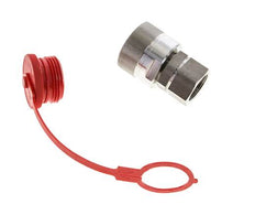 RVS DN 25 Hydraulische Koppeling Insteeknippel G 1 inch Binnendraad D M48 x 3