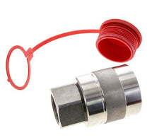 RVS DN 31.5 Hydraulische Koppeling Insteeknippel G 1 1/2 inch Binnendraad D M70 x 3