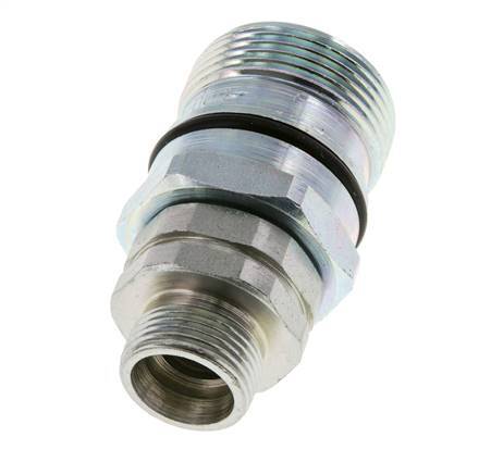 Stalen DN 12.5 Hydraulische Koppeling Snelkoppeling 15 mm L Knelring ISO 14541/8434-1 D M36 x 2