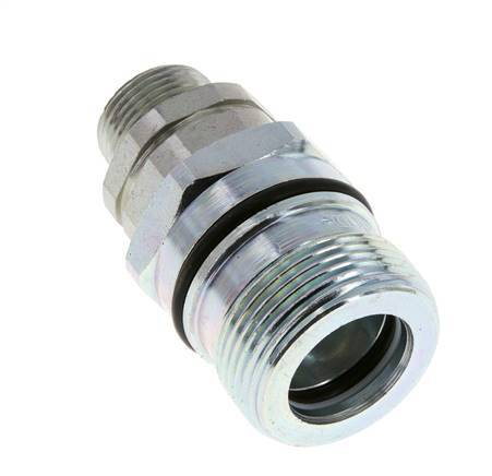 Stalen DN 12.5 Hydraulische Koppeling Snelkoppeling 15 mm L Knelring ISO 14541/8434-1 D M36 x 2