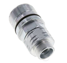 Steel DN 20 Hydraulic Coupling Socket 18 mm L Compression Ring ISO 14541/8434-1 D M42 x 2