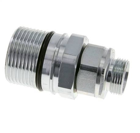 Stalen DN 25 Hydraulische Koppeling Snelkoppeling 22 mm L Knelring ISO 8434-1 D M48 x 3