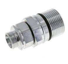 Stalen DN 25 Hydraulische Koppeling Snelkoppeling 22 mm L Knelring ISO 8434-1 D M48 x 3