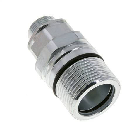 Stalen DN 25 Hydraulische Koppeling Snelkoppeling 22 mm L Knelring ISO 8434-1 D M48 x 3