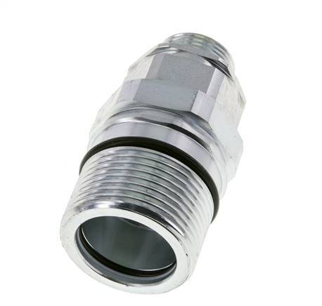 Stalen DN 25 Hydraulische Koppeling Snelkoppeling 22 mm L Knelring ISO 8434-1 D M48 x 3