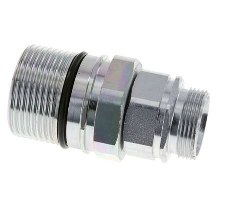 Stalen DN 25 Hydraulische Koppeling Snelkoppeling 28 mm L Knelring ISO 8434-1 D M48 x 3