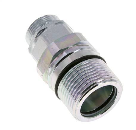 Stalen DN 25 Hydraulische Koppeling Snelkoppeling 28 mm L Knelring ISO 8434-1 D M48 x 3