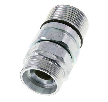 Stalen DN 25 Hydraulische Koppeling Snelkoppeling 35 mm L Knelring ISO 8434-1 D M48 x 3