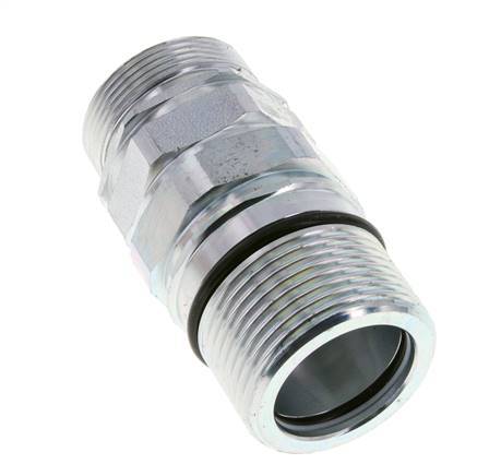 Stalen DN 25 Hydraulische Koppeling Snelkoppeling 35 mm L Knelring ISO 8434-1 D M48 x 3