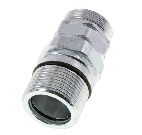 Stalen DN 25 Hydraulische Koppeling Snelkoppeling 35 mm L Knelring ISO 8434-1 D M48 x 3