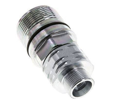 Steel DN 20 Hydraulic Coupling Socket 16 mm S Compression Ring ISO 14541/8434-1 D M42 x 2
