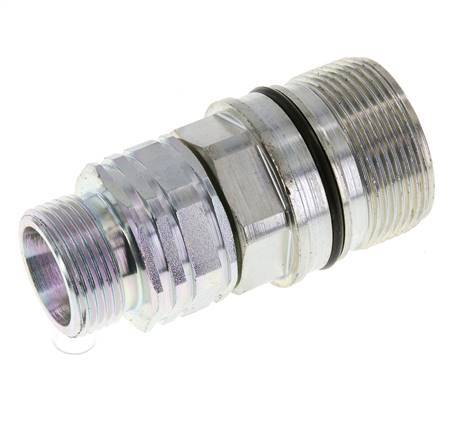 Steel DN 20 Hydraulic Coupling Socket 20 mm S Compression Ring ISO 14541/8434-1 D M42 x 2