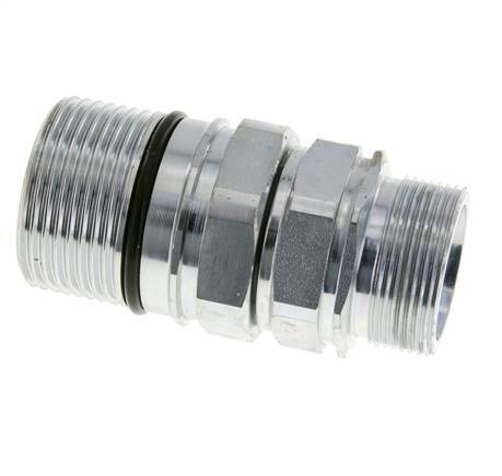 Steel DN 25 Hydraulic Coupling Socket 30 mm S Compression Ring ISO 8434-1 D M48 x 3
