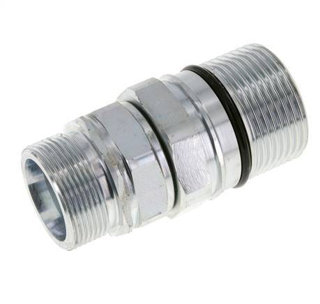 Stalen DN 25 Hydraulische Koppeling Snelkoppeling 30 mm S Knelring ISO 8434-1 D M48 x 3
