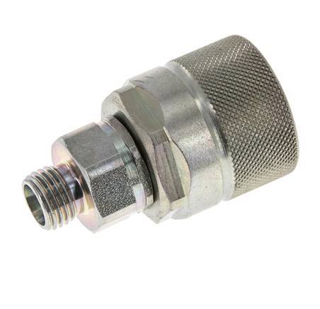 Stalen DN 10 Hydraulische Koppeling Insteeknippel 8 mm L Knelring ISO 14541/8434-1 D M28 x 2