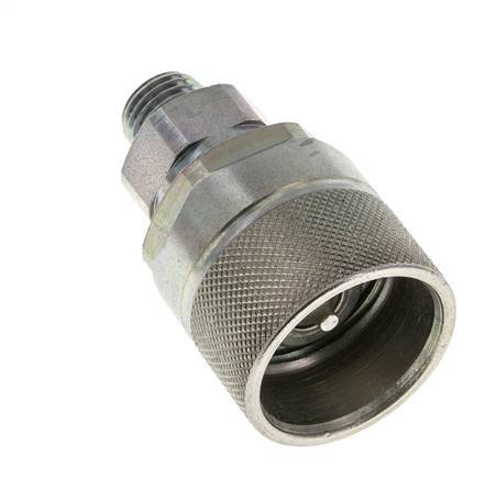 Stalen DN 10 Hydraulische Koppeling Insteeknippel 8 mm L Knelring ISO 14541/8434-1 D M28 x 2