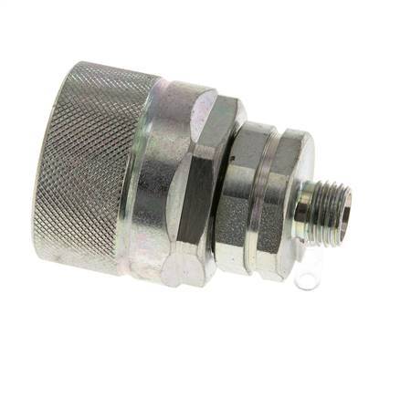 Stalen DN 12.5 Hydraulische Koppeling Insteeknippel 8 mm L Knelring ISO 14541/8434-1 D M36 x 2