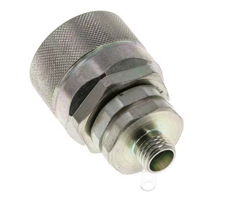Stalen DN 12.5 Hydraulische Koppeling Insteeknippel 8 mm L Knelring ISO 14541/8434-1 D M36 x 2