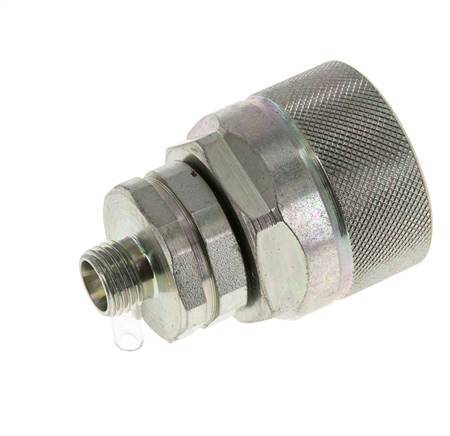 Stalen DN 12.5 Hydraulische Koppeling Insteeknippel 8 mm L Knelring ISO 14541/8434-1 D M36 x 2