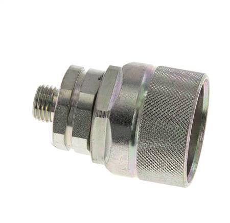 Stalen DN 12.5 Hydraulische Koppeling Insteeknippel 8 mm L Knelring ISO 14541/8434-1 D M36 x 2