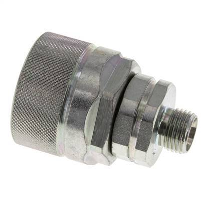 Stalen DN 12.5 Hydraulische Koppeling Insteeknippel 10 mm L Knelring ISO 14541/8434-1 D M36 x 2