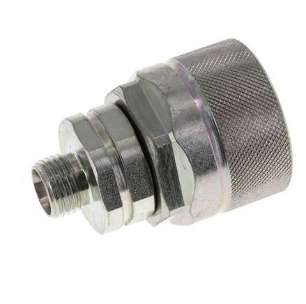 Stalen DN 12.5 Hydraulische Koppeling Insteeknippel 10 mm L Knelring ISO 14541/8434-1 D M36 x 2