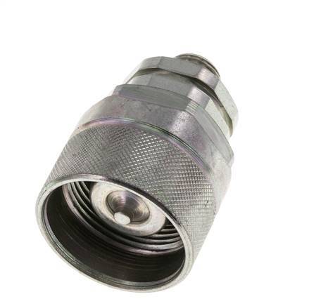 Stalen DN 12.5 Hydraulische Koppeling Insteeknippel 10 mm L Knelring ISO 14541/8434-1 D M36 x 2