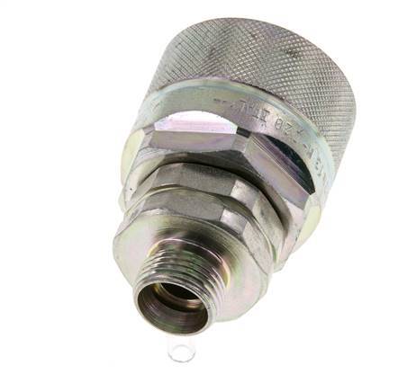 Stalen DN 12.5 Hydraulische Koppeling Insteeknippel 12 mm L Knelring ISO 14541/8434-1 D M36 x 2
