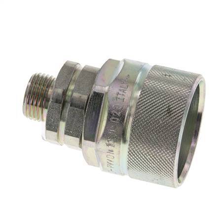 Stalen DN 12.5 Hydraulische Koppeling Insteeknippel 12 mm L Knelring ISO 14541/8434-1 D M36 x 2