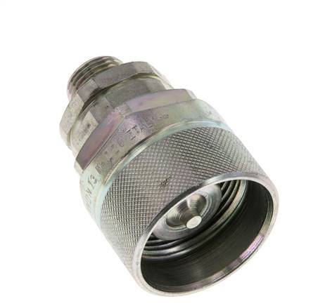 Stalen DN 12.5 Hydraulische Koppeling Insteeknippel 12 mm L Knelring ISO 14541/8434-1 D M36 x 2