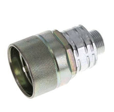 Stalen DN 20 Hydraulische Koppeling Insteeknippel 15 mm L Knelring ISO 14541/8434-1 D M42 x 2