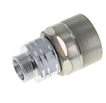 Stalen DN 20 Hydraulische Koppeling Insteeknippel 18 mm L Knelring ISO 14541/8434-1 D M42 x 2
