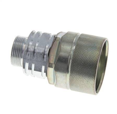 Stalen DN 20 Hydraulische Koppeling Insteeknippel 18 mm L Knelring ISO 14541/8434-1 D M42 x 2