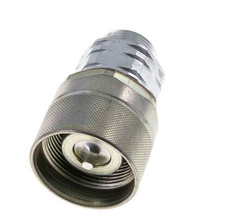 Stalen DN 20 Hydraulische Koppeling Insteeknippel 18 mm L Knelring ISO 14541/8434-1 D M42 x 2