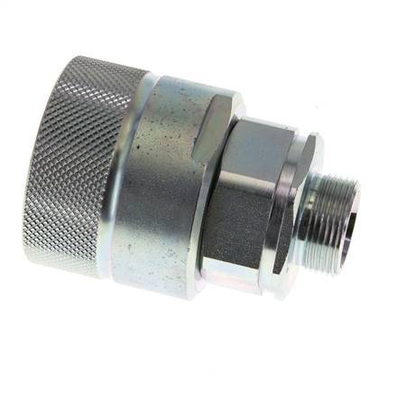 Stalen DN 25 Hydraulische Koppeling Insteeknippel 18 mm L Knelring ISO 8434-1 D M48 x 3
