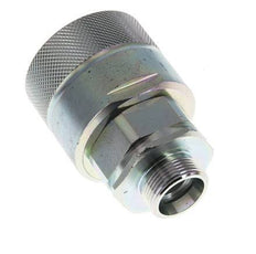 Stalen DN 25 Hydraulische Koppeling Insteeknippel 18 mm L Knelring ISO 8434-1 D M48 x 3