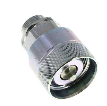 Stalen DN 25 Hydraulische Koppeling Insteeknippel 22 mm L Knelring ISO 8434-1 D M48 x 3