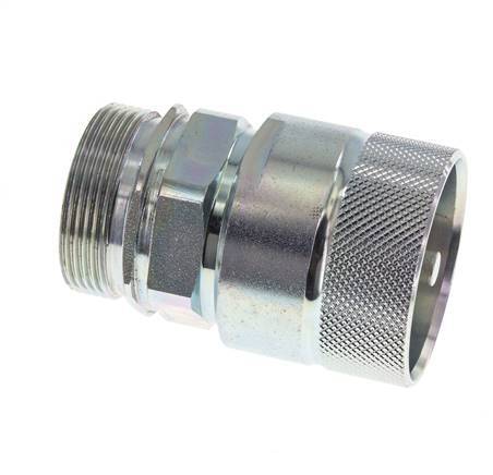 Stalen DN 25 Hydraulische Koppeling Insteeknippel 35 mm L Knelring ISO 8434-1 D M48 x 3