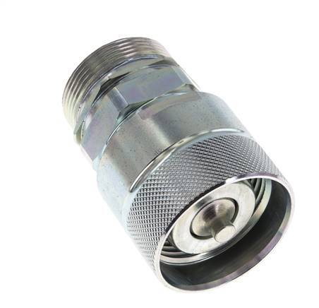 Stalen DN 25 Hydraulische Koppeling Insteeknippel 35 mm L Knelring ISO 8434-1 D M48 x 3